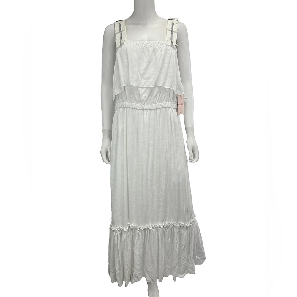 PERSIFOR White Maxi Sundress, NWT N0595